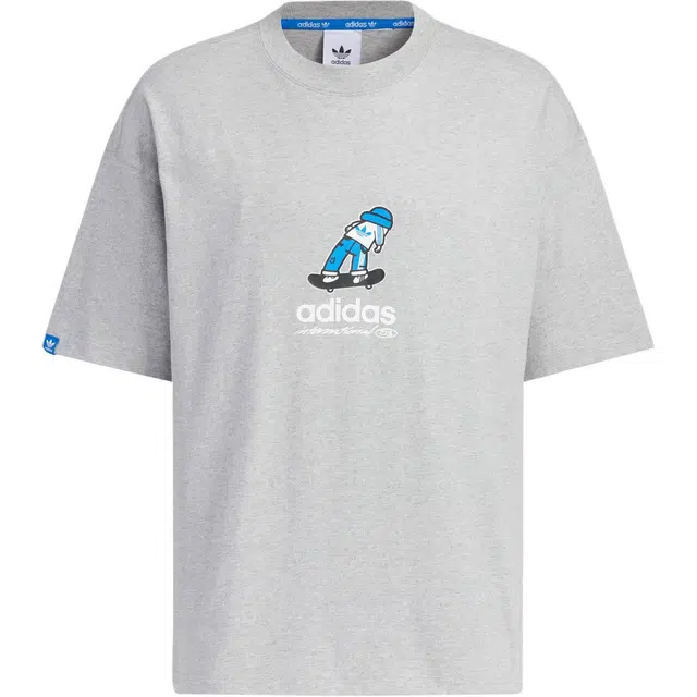 adidas originals CITY SKATE SHORT SLEEVE LogoT