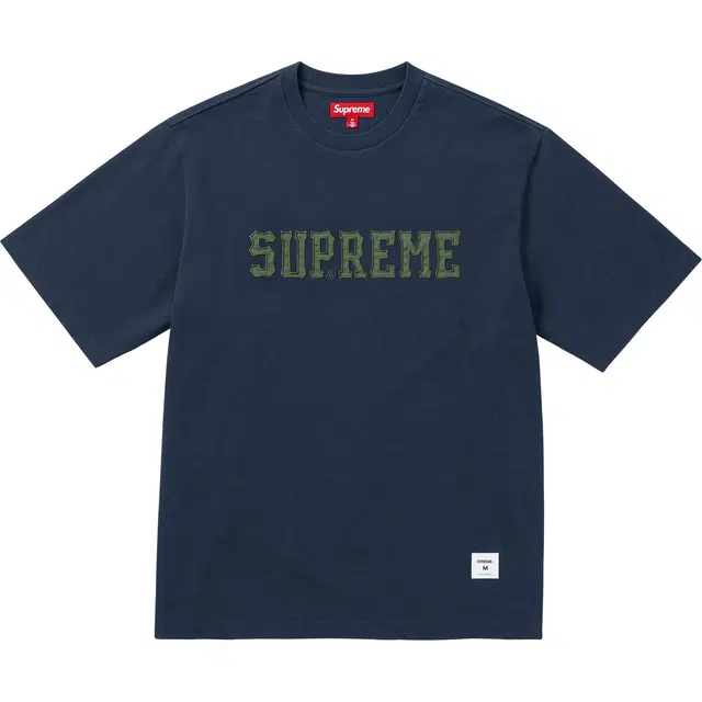 Supreme FW24 WEEK1 Twill Appliqu SS Top logoT