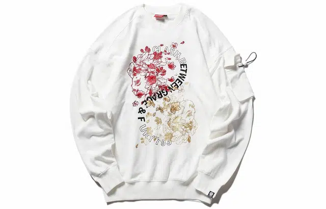 Oniarai Embroidered Crewneck Sweatshirt