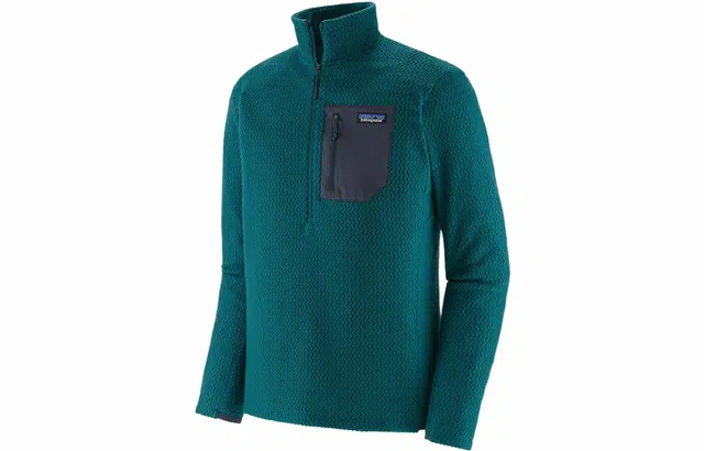patagonia R1 Air Zip Neck Logo