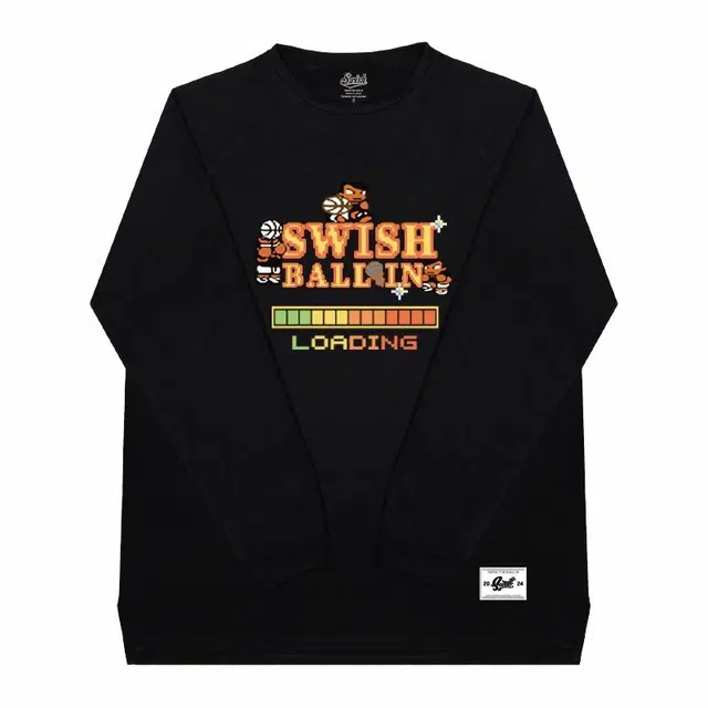 SWISH THE BALL IN T