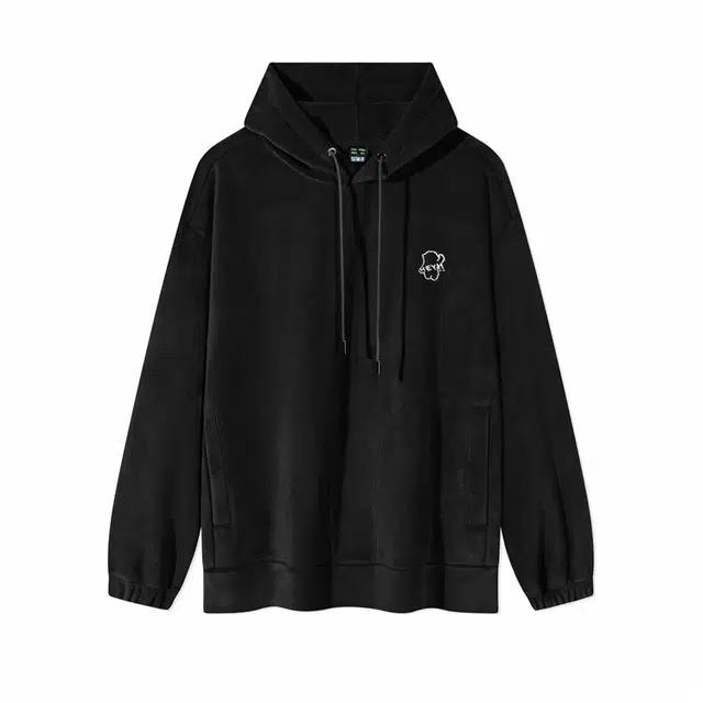 森马 摇粒绒抽绳连帽卫衣 男款