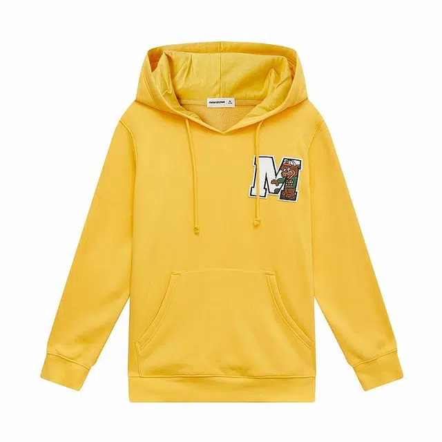 美特斯邦威 国潮加绒加厚休闲连帽卫衣 男款