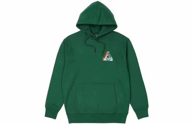 PALACE FW22 Swirl Tri-Ferg Hood Green Logo