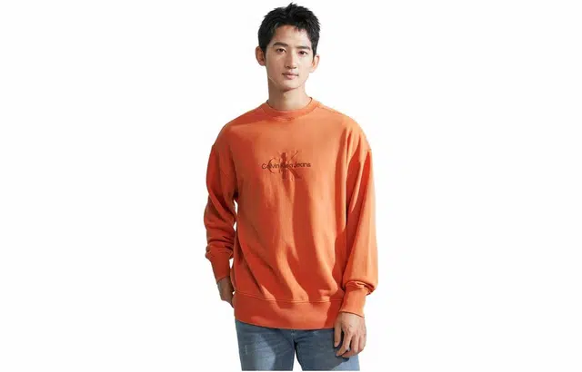 Calvin Klein Logo Print Crewneck Sweatshirt