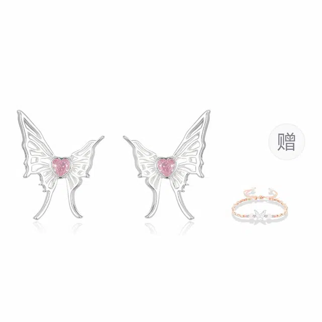 饰伴 云茧织语 国潮轻奢时尚简约 精致温柔大方 小众时尚设计 日常百搭 #好运 合金 耳环 男女同款情侣款