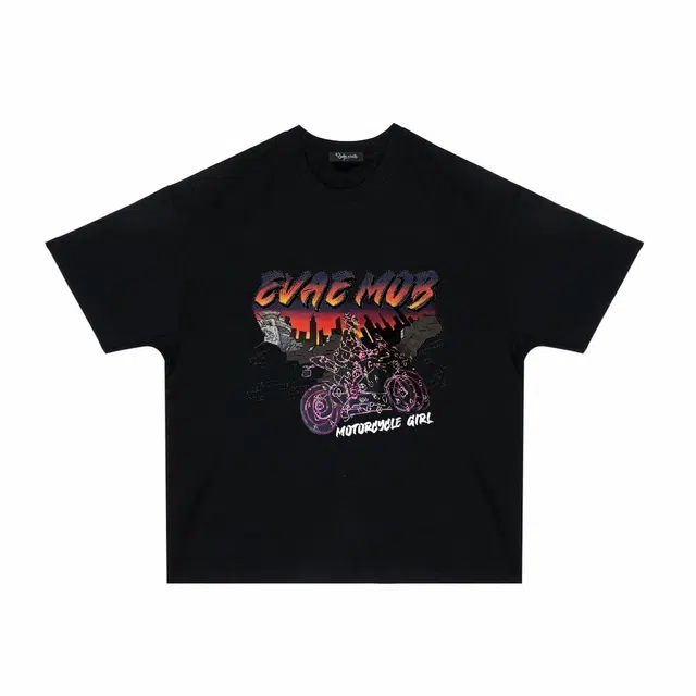 *EVAE+MOB Motorcycle Girl T