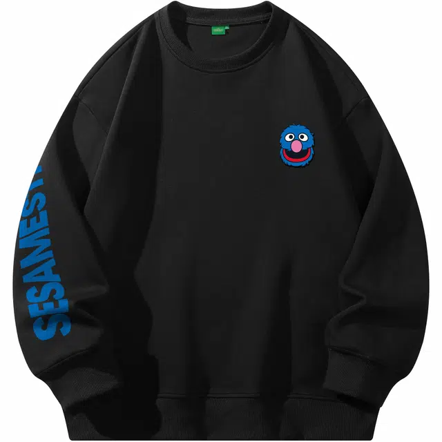 Sesame Street Logo Fleece Pullover Sweatshirt