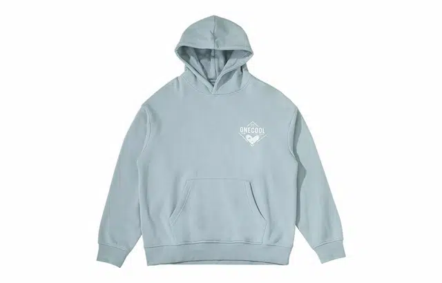 Ollieskate Logo Hoodie Ice Blue