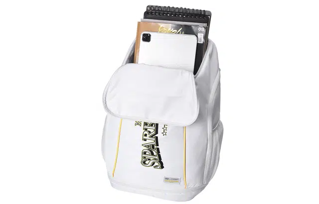 8atheist x sparenopains Large Capacity Basketball Bag White