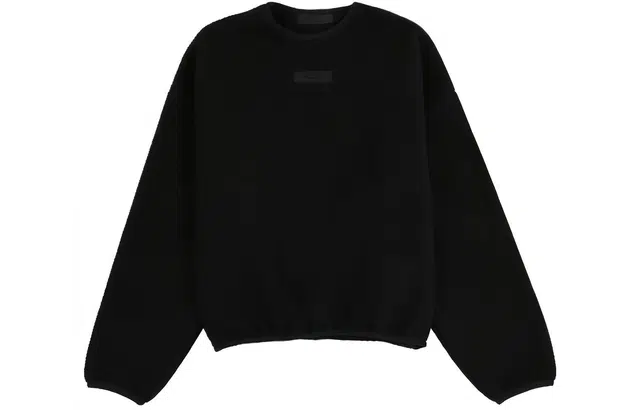 Fear of God Essentials Crewneck Sweater Jet Black