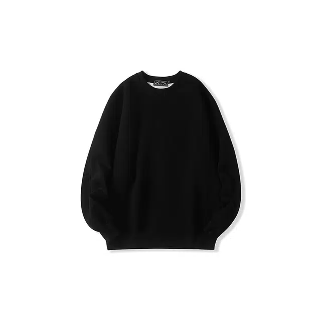 我是大卫 纯色圆领简约宽松套头长袖卫衣 男女同款