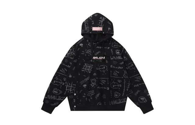 LAMLICKA Hoodie Black
