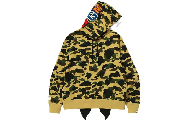 A BATHING APE Shark Camo Hoodie