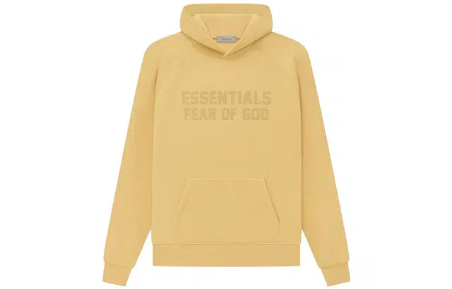 Fear of God Essentials SS23 Essentials Hoodie Light Tuscan Logo