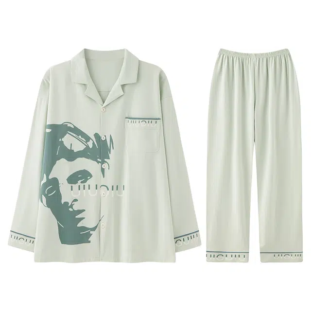 向薇 简约青少年时尚高级感家居服睡衣套装 男款 图片色