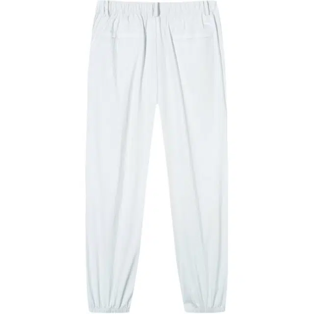 超级安踏 运动生活系列 纯色中腰透气百搭针织运动裤 男款 沙粒灰