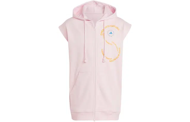 adidas x Stella McCartney Sportswear Sleeveless Hoodie Logo