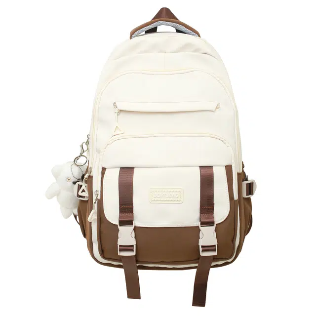 恒源祥 学院风软妹配色 尼龙 双肩包 男女同款情侣款 多色