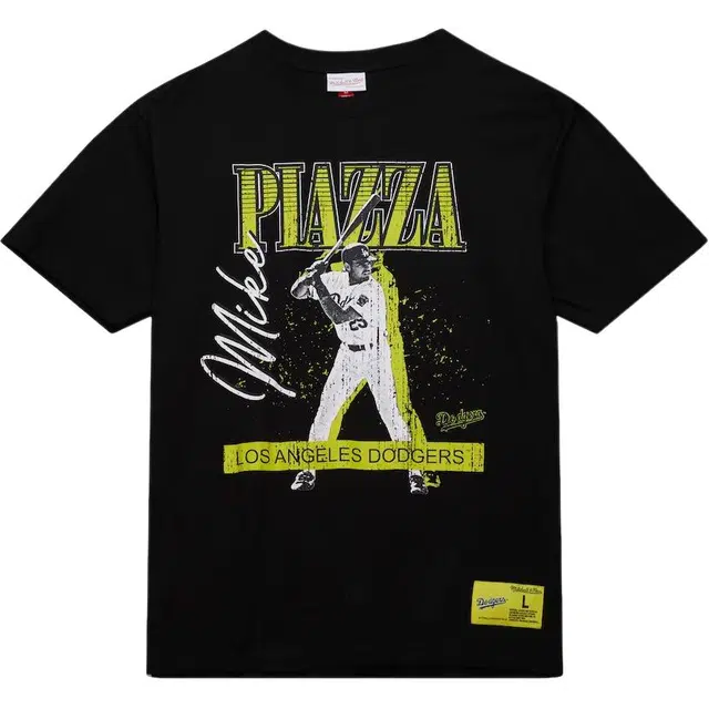 Mitchell Ness x MLB Piazza Los Angeles Dodgers Neon Pop Player T
