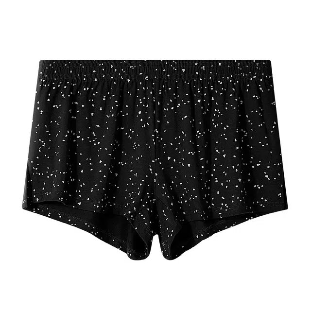 对你的私语 星空阿罗裤男士内裤纯棉舒适宽松透气吸汗排湿居家裤平角短裤 男款 礼盒组合装