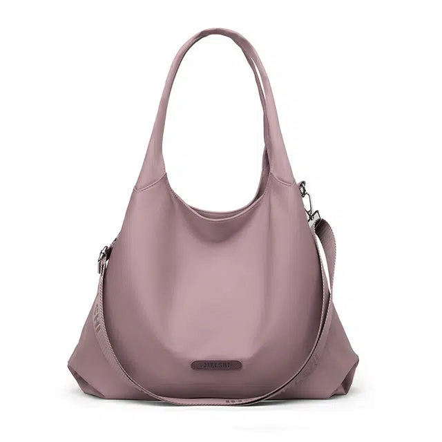 捷朗仕 高颜值慵懒手拎包轻便简约水洗 尼龙布 单肩包 中号 女款 多色