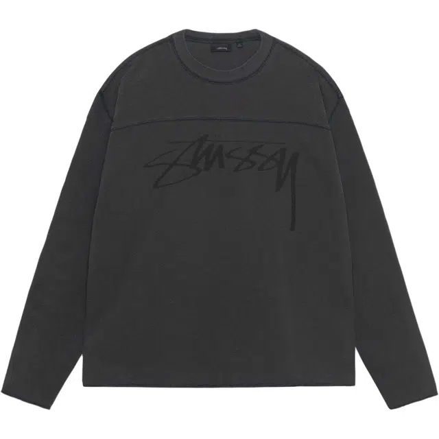 Stussy FW24 FOOTBALL CREW PIGMENT DYED COTTON T