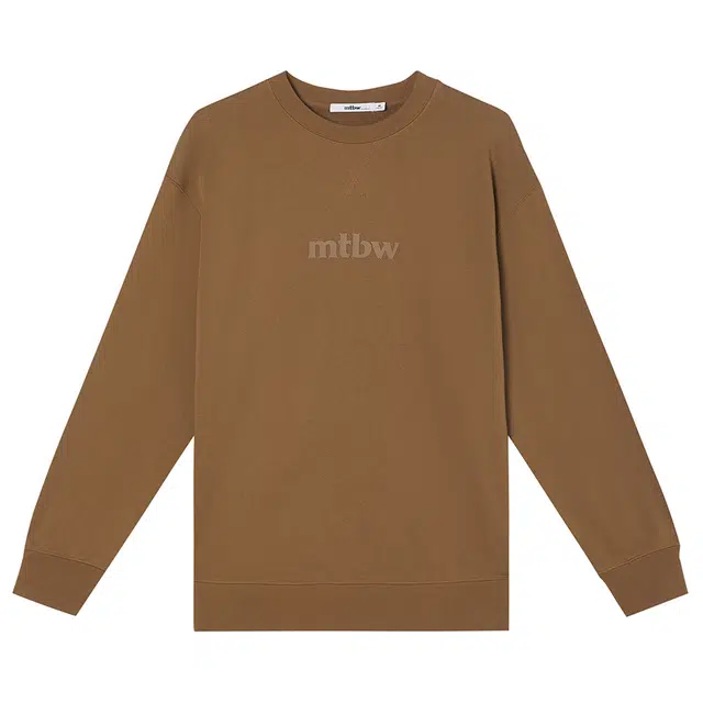 美特斯邦威 针织套头圆领印花卫衣 男女款