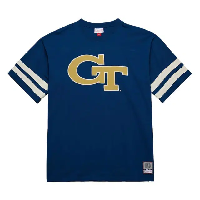 Mitchell Ness x NCAA Georgia Tech Yellow Heavyweight Yoke T