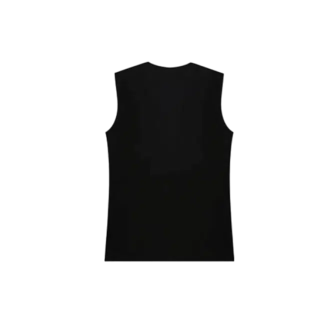北极绒 纯色松透气简约休闲无袖坎肩背心 男款