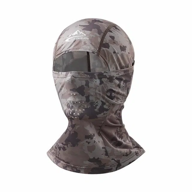 南极人 迷彩头套摩托车骑行全脸护颈脖套脸基尼夏季防紫外线户外训练运动登山钓鱼速干透气冰感 薄款 防晒面罩 男款