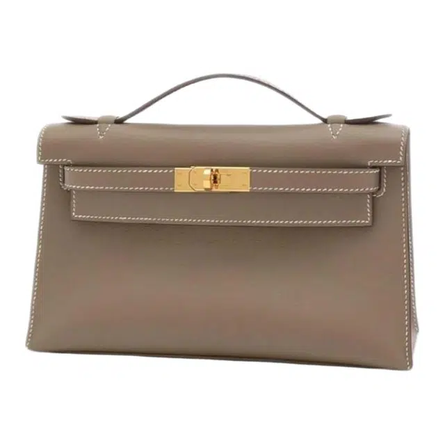 HERMES Mini Kelly Swift 18 Etoupe