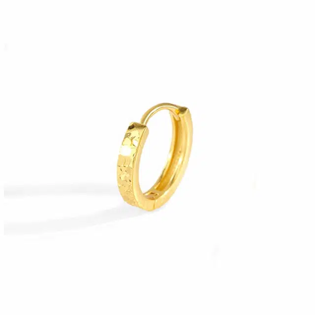 希遇 星辰絮羽 碎银几两 国潮轻奢 #好运 小众简约风设计 日常百搭 合金 耳环 男女同款情侣款