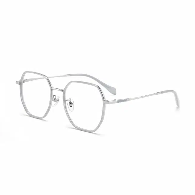 苍木优品 时尚学生近视框纯钛超轻可配度数专业配防蓝光 功能性眼镜 女款