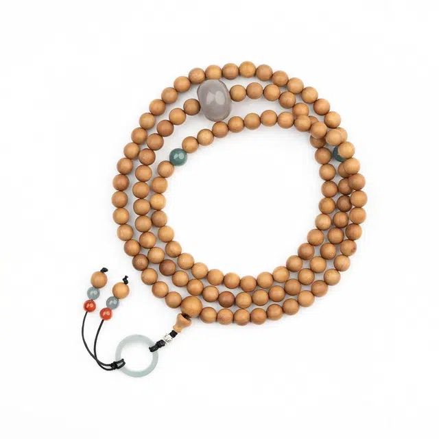 仙源 招财转运诸事顺利八方来财 多圈水逆退散诸事顺利 上岸转运礼#好运 檀木 木作手串 男女同款情侣款