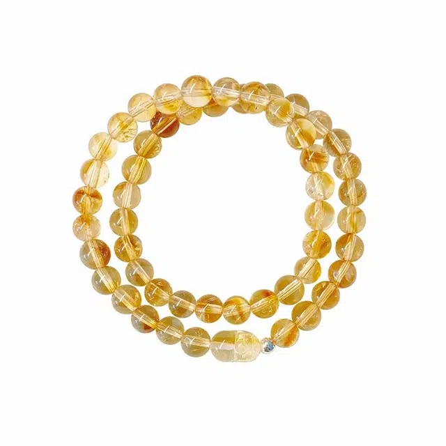 金大福 财源滚滚 招财纳福貔貅 八方来财 新中式国风小众 高级感 吉祥富贵#好运 黄水晶 手串 男女同款情侣款