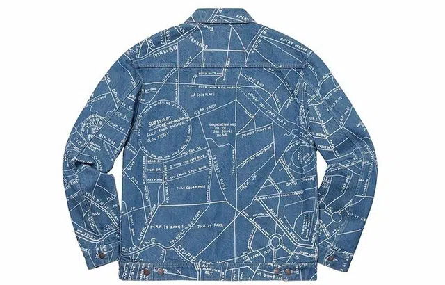 Supreme SS19 Gonz Map Work Jacket