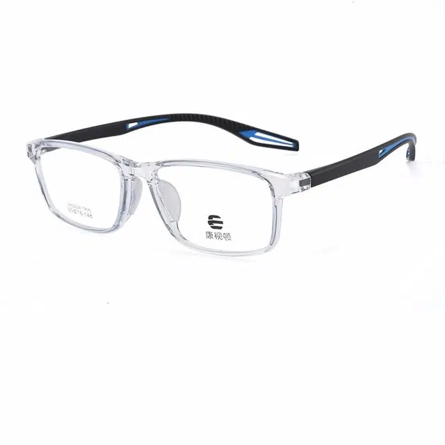 【联系客服可选配镜套餐】 康视顿 黑框运动防滑框 方形 光学镜架 男款