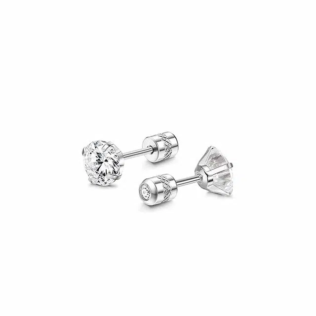 希遇 碎月拾光 精致高级时尚百搭 欧美风 冷淡风创意设计 #好运 合金 耳钉 男女同款情侣款