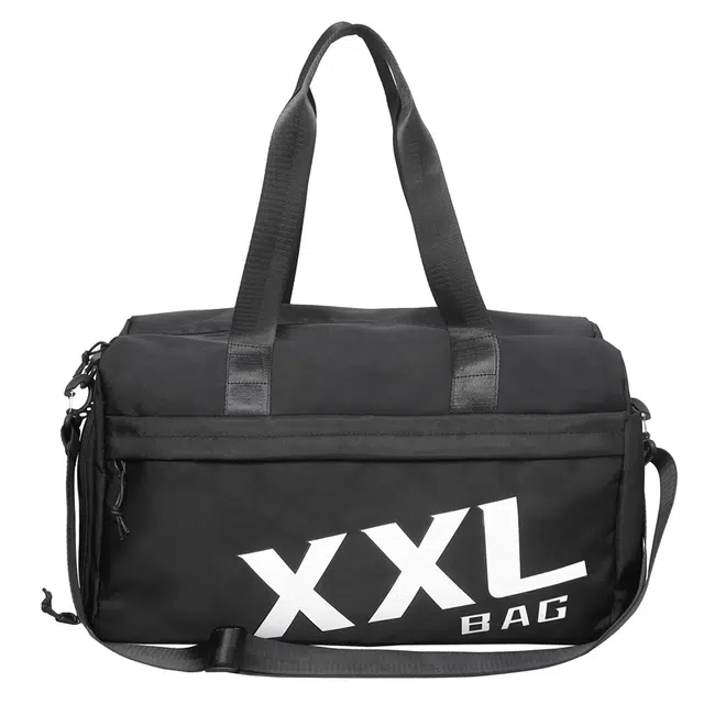 揽月 干湿分离收纳 尼龙 旅行包 男女同款情侣款 黑色/白棕色