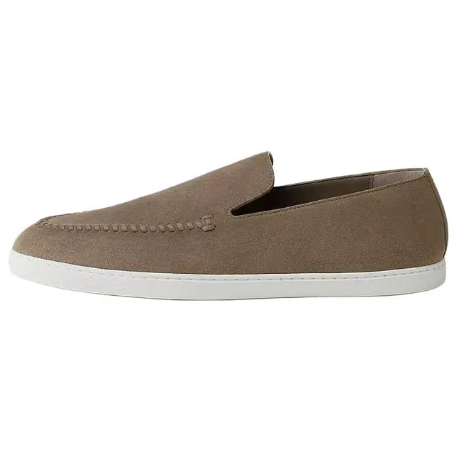 Hermes Julian Suede Loafers Brown