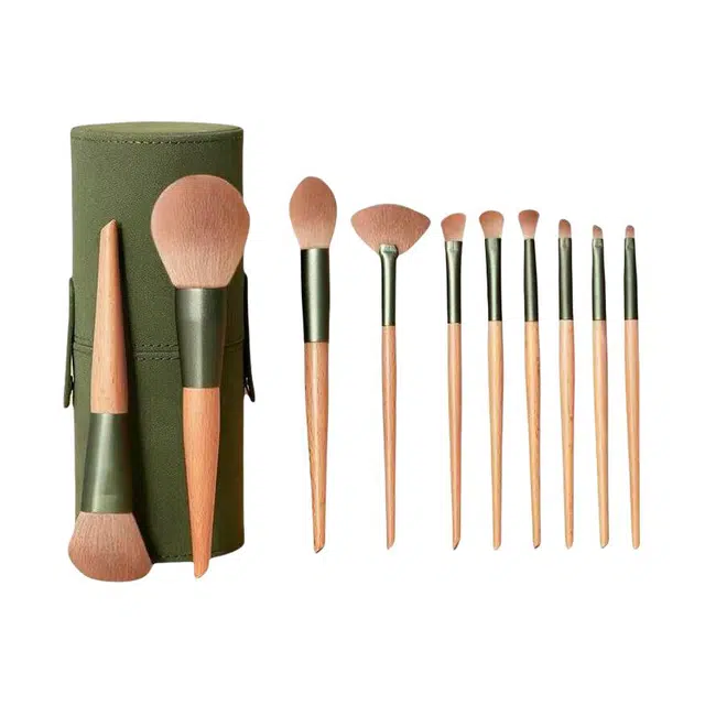 悦初美  十支装 青萝化妆刷 修容打底