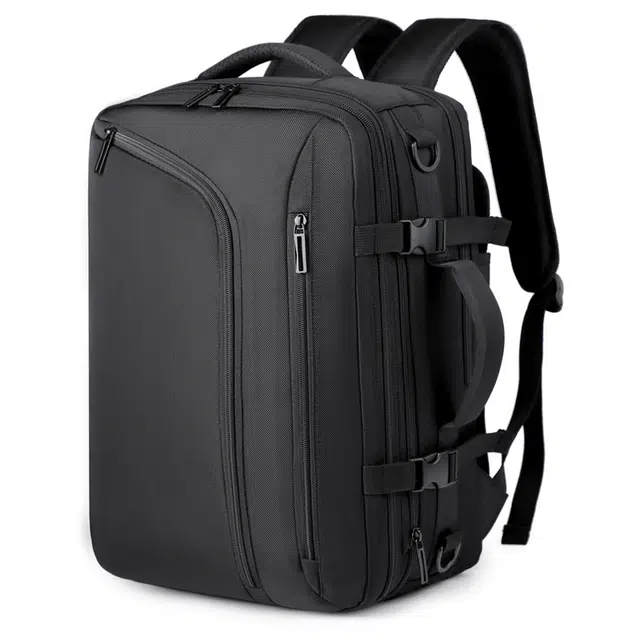 尊梵 多功能大容量出差旅行 牛津布 双肩包 男款 黑色