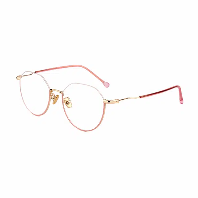 苍木优品 超轻个性文艺复古原宿学生出片神器防蓝光近视可配平光 合金 不规则/多边形 功能性眼镜 女款