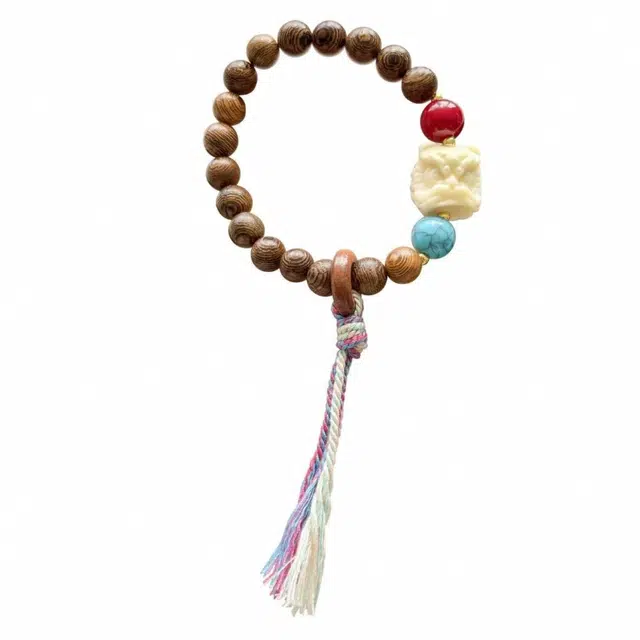 福柚 醒狮 绿檀 手串 男女同款情侣款