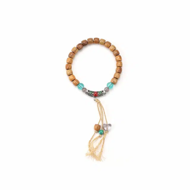 檀纳 招财转运吉祥如意流苏挂饰 八方来财文玩盘玩手饰#好运 绿檀 手串 男女同款情侣款