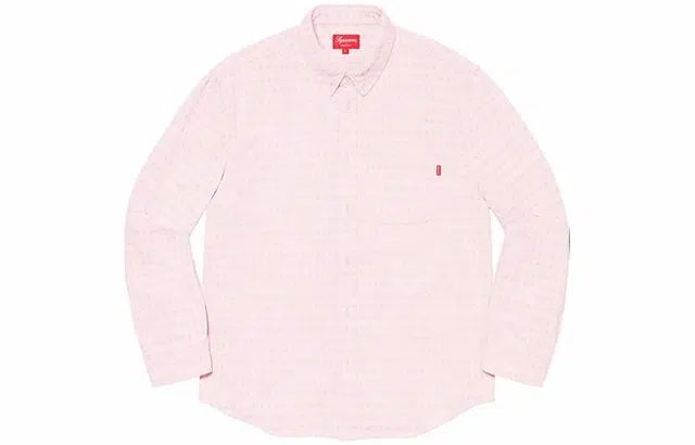 Supreme SS20 Week 5 Jacquard Logos Denim Shirt