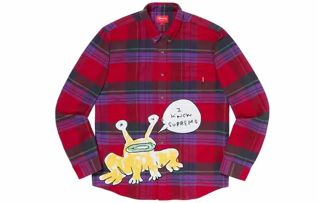 Supreme SS20 Week 12 x Daniel Johnston Plaid Shirt