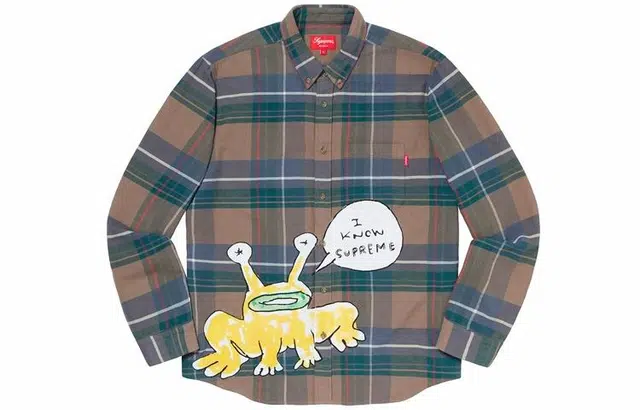 Supreme SS20 Week 12 x Daniel Johnston Plaid Shirt