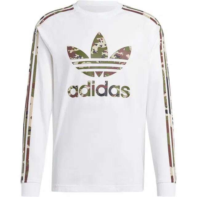 adidas Camo Trefoil Long Sleeve Tee LogoT